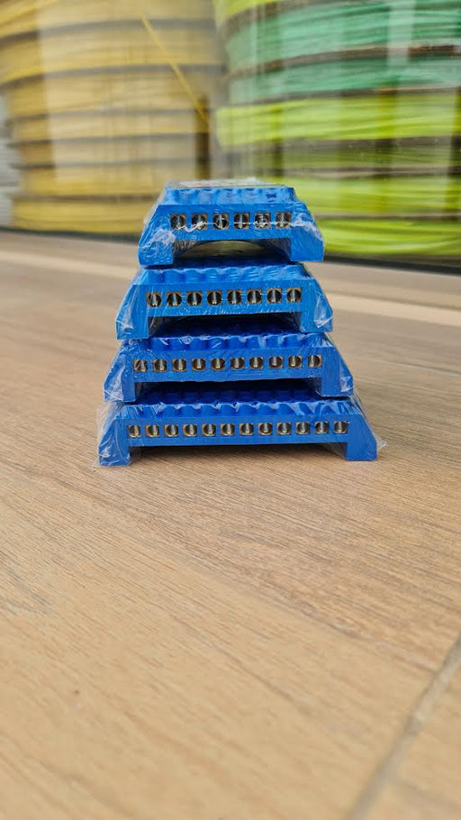 Brass Bar Terminals CT001-0609 6P Blue - from United Gulf