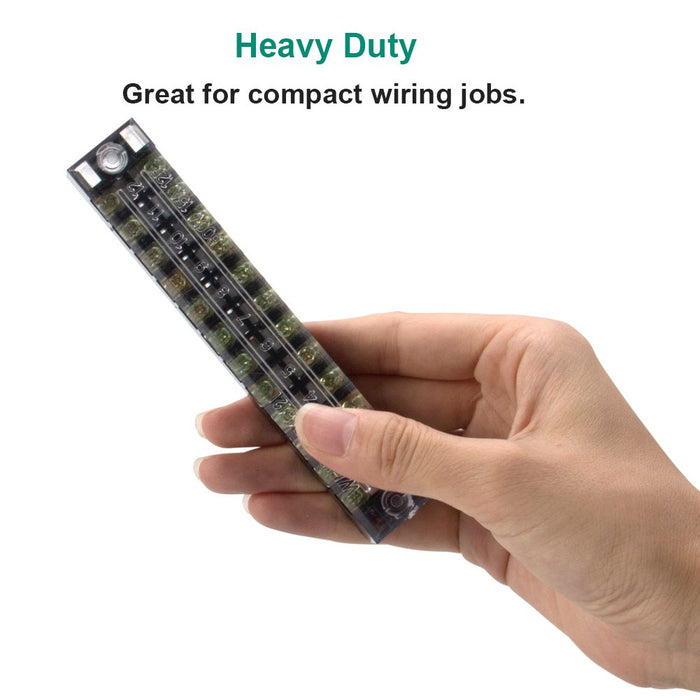 Terminal Block 12 Positions 600V 15Amp