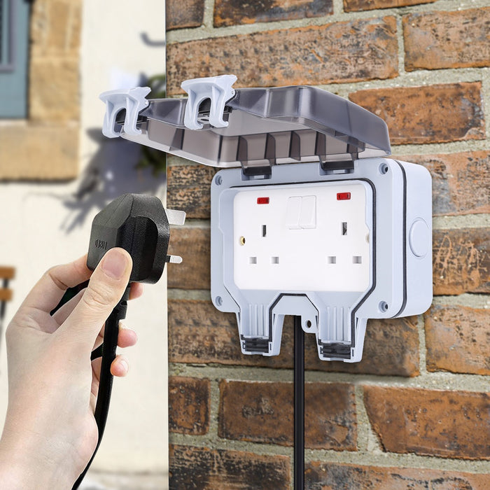 weatherproof wall socket