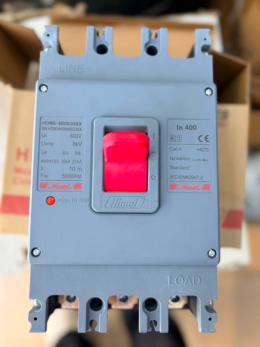 Himel HDM3-400S 3-Pole Moulded Case Circuit Breaker (MCCB)