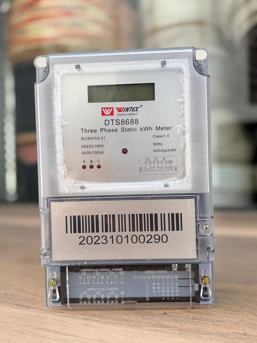 Wintex DTS8688 Three Phase Static kWh Meter