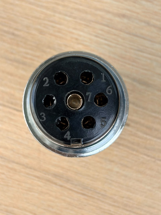 GX25 CIRCULAR METAL AVIATION CONNECTOR AND -MOUNT SOCKET (OFTEN REFFERED TO AS A  DF25 OR METAL INDUSTRIAL CONNECTOR)