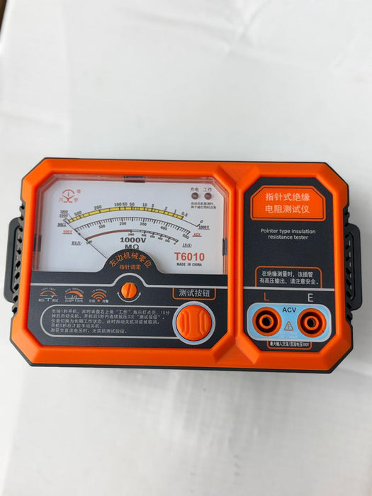 T6010 Pointer Type Insulation Resistance Tester   Megohmmeter