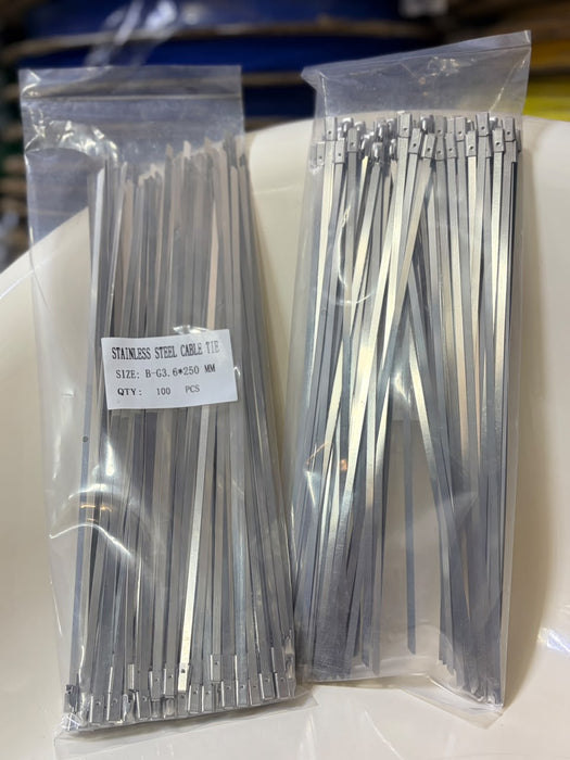 ORGINAL STAINLESS STEEL CABLE TIES  \\\ COSTUME MADED ///