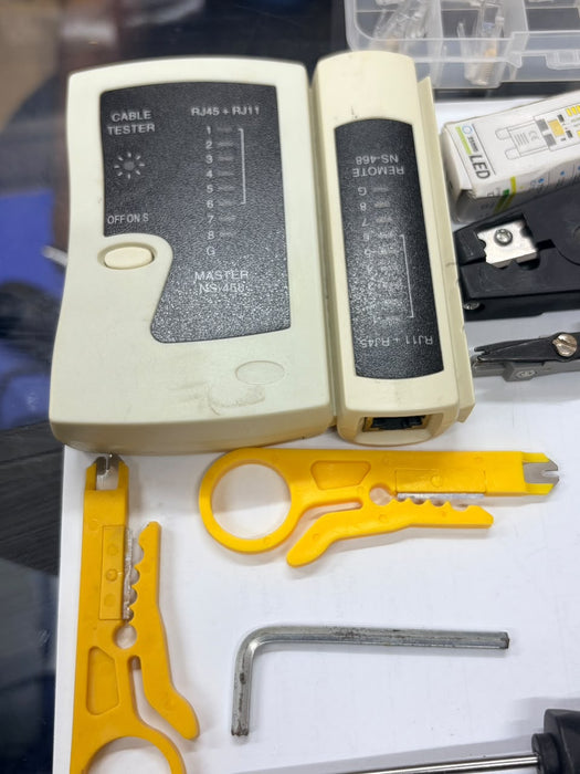 PORTABLE NETWORK MAINTENANCE TOOL KIT RJ45 CRIMPING TOOL KIT