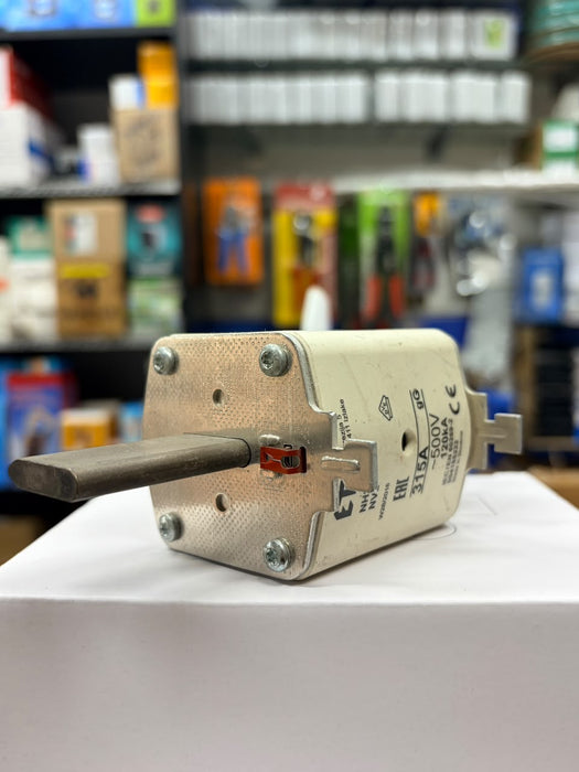 ETI NH2/NV2 INDUSTRIAL KNIFE BLADE FUSE LINK  315A AT ~500V