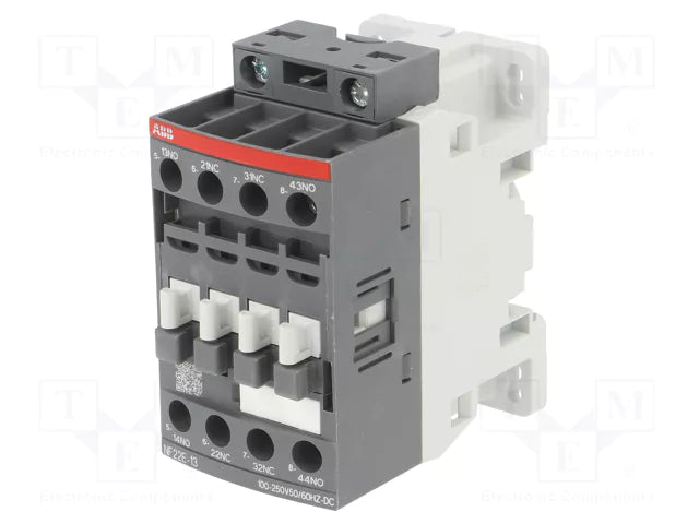 ABB NF22E-13 CONTROL RELAY (4-POLE AUXILARY CONTACTOR).