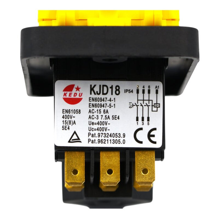 Switch KJD18 400V 3-Phase 7-Pin Start/Stop