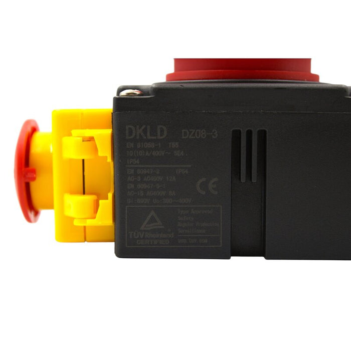 Switch Plug DZ08-3 400V with emergency stop KOA7