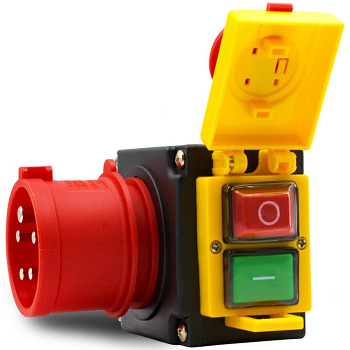 Switch Plug DZ08-3 400V with emergency stop KOA7