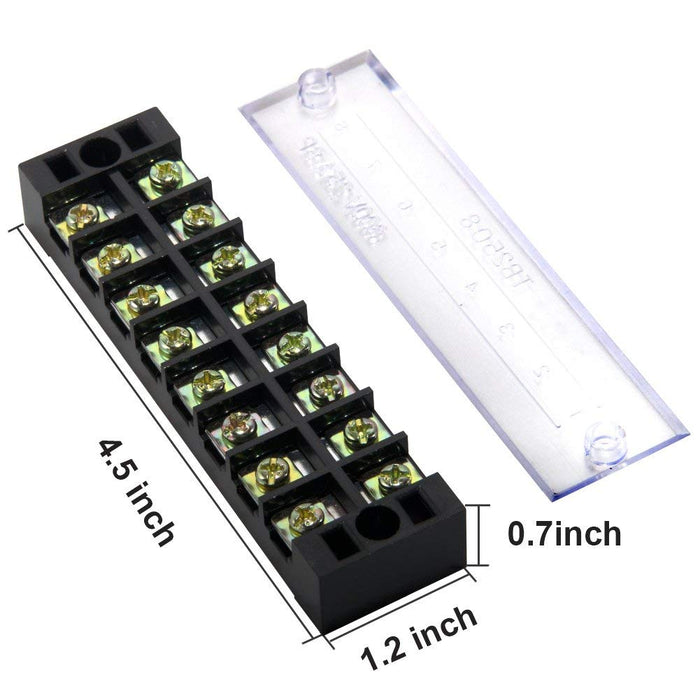 Terminal Block 8 Positions 600V 25A