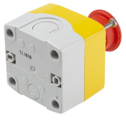 Schneider Electric Harmony, Yellow Emergency Push Button