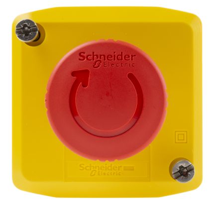 Schneider Electric Harmony, Yellow Emergency Push Button