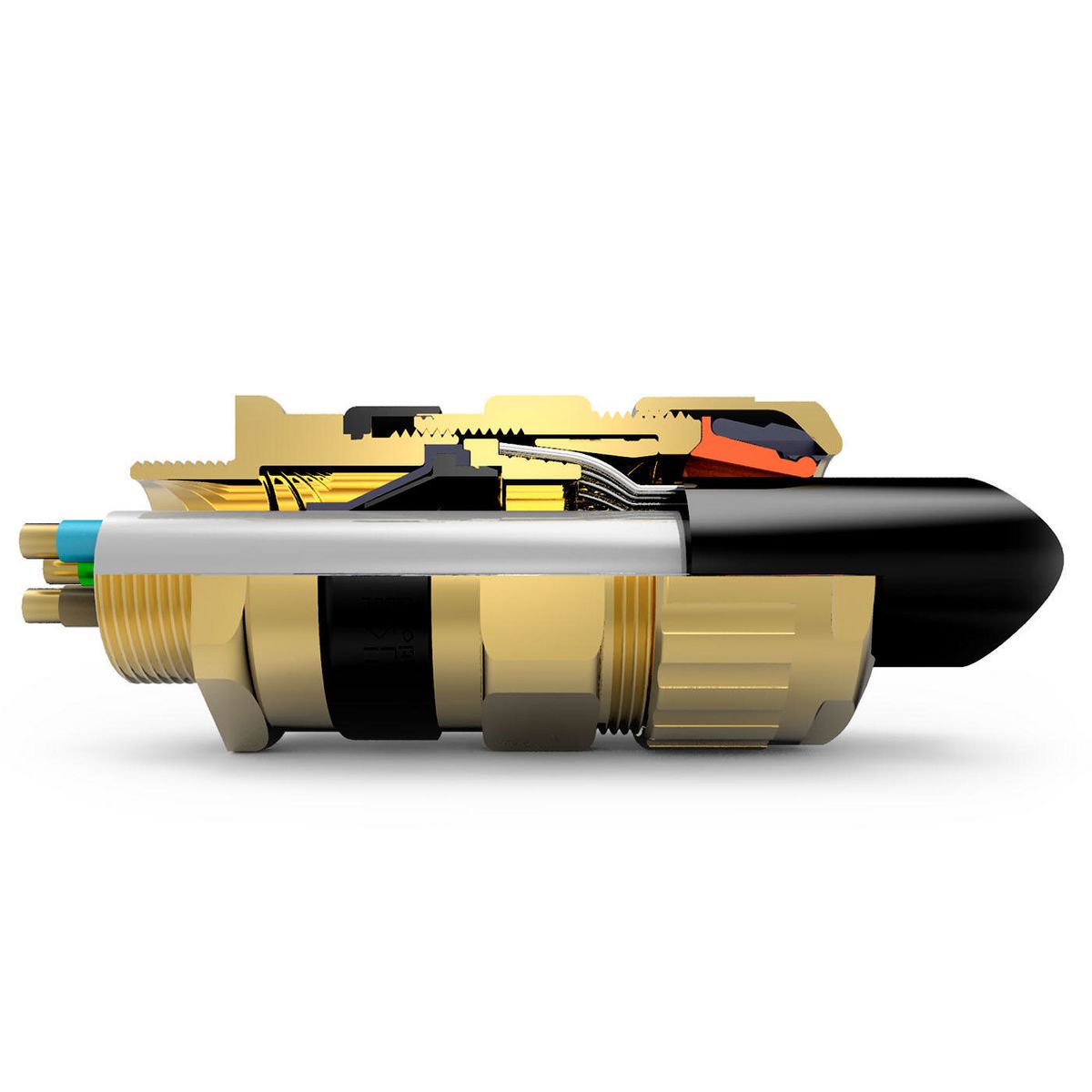 Secure Cable Connection: Brass Cable Gland EEXD 50MM 501/453 C RAC - 20MM