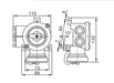 792887-RECEPTACLE W/SWITCH WATERTIGHT, 3PIN HNA CAST BRASS Watertight marine use plug & receptacle with switch. Rated capacity is 250V, 10 amp. Available in cast brass or synthetic resin main body. - from United Gulf 