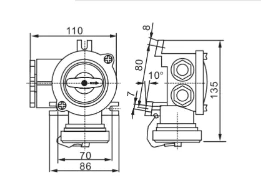 792887-RECEPTACLE W/SWITCH WATERTIGHT, 3PIN HNA CAST BRASS Watertight marine use plug & receptacle with switch. Rated capacity is 250V, 10 amp. Available in cast brass or synthetic resin main body. - from United Gulf 