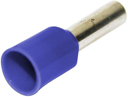 Insulated Bootlace Lug Cable End Ferrules Pin Type 1.5mm Blue