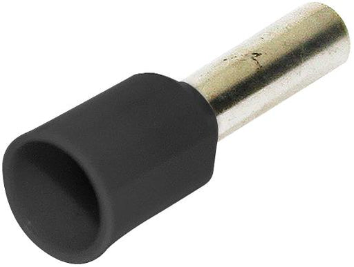 Insulated Bootlace Lug Cable End Ferrules Pin Type 1.5mm Black