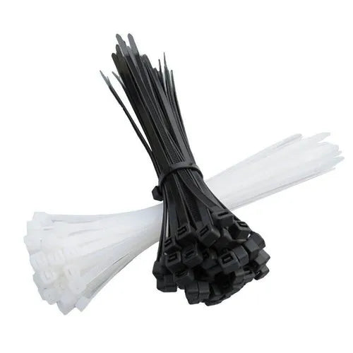 Cable Tie Plastic / Nylon White and Black