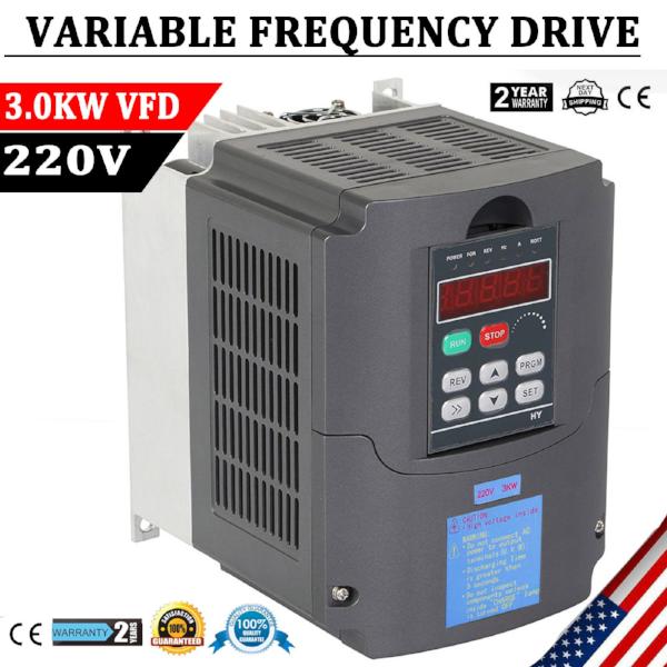 VFD Inverter Variable Frequency Drive 220V 3KW 4HP