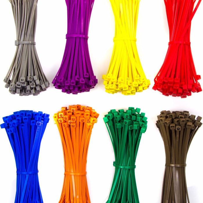 PVC COLOUR CABLE NYLON / PLASTIC CABLE TIES